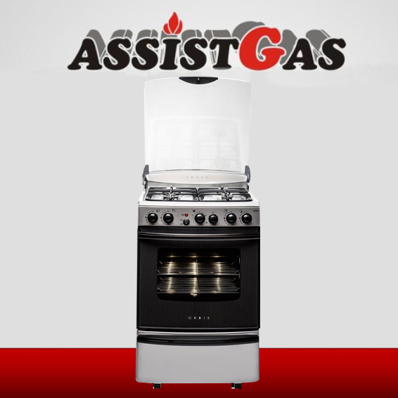 Assistgas.com - COCINA ORBIS 978AC3M 55CM. ACERO INOX. CURVA